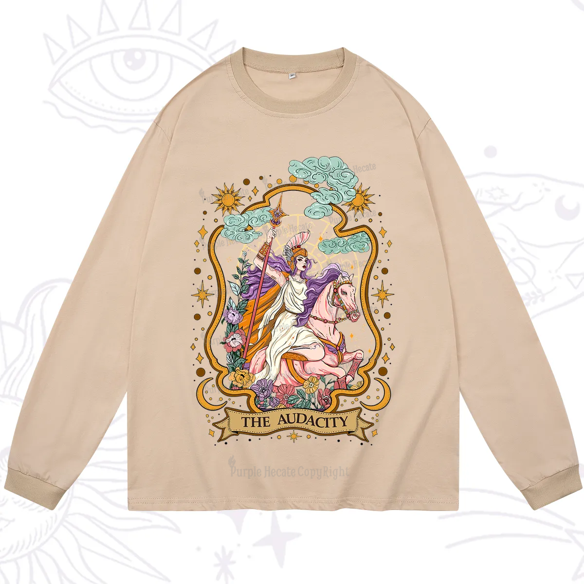 Purplehecate The Audacity Goddess Long Sleeve T-Shirt
