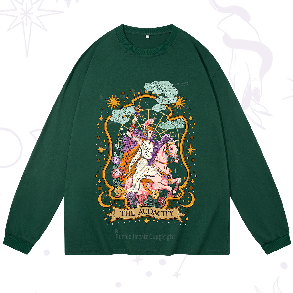 Purplehecate The Audacity Goddess Long Sleeve T-Shirt