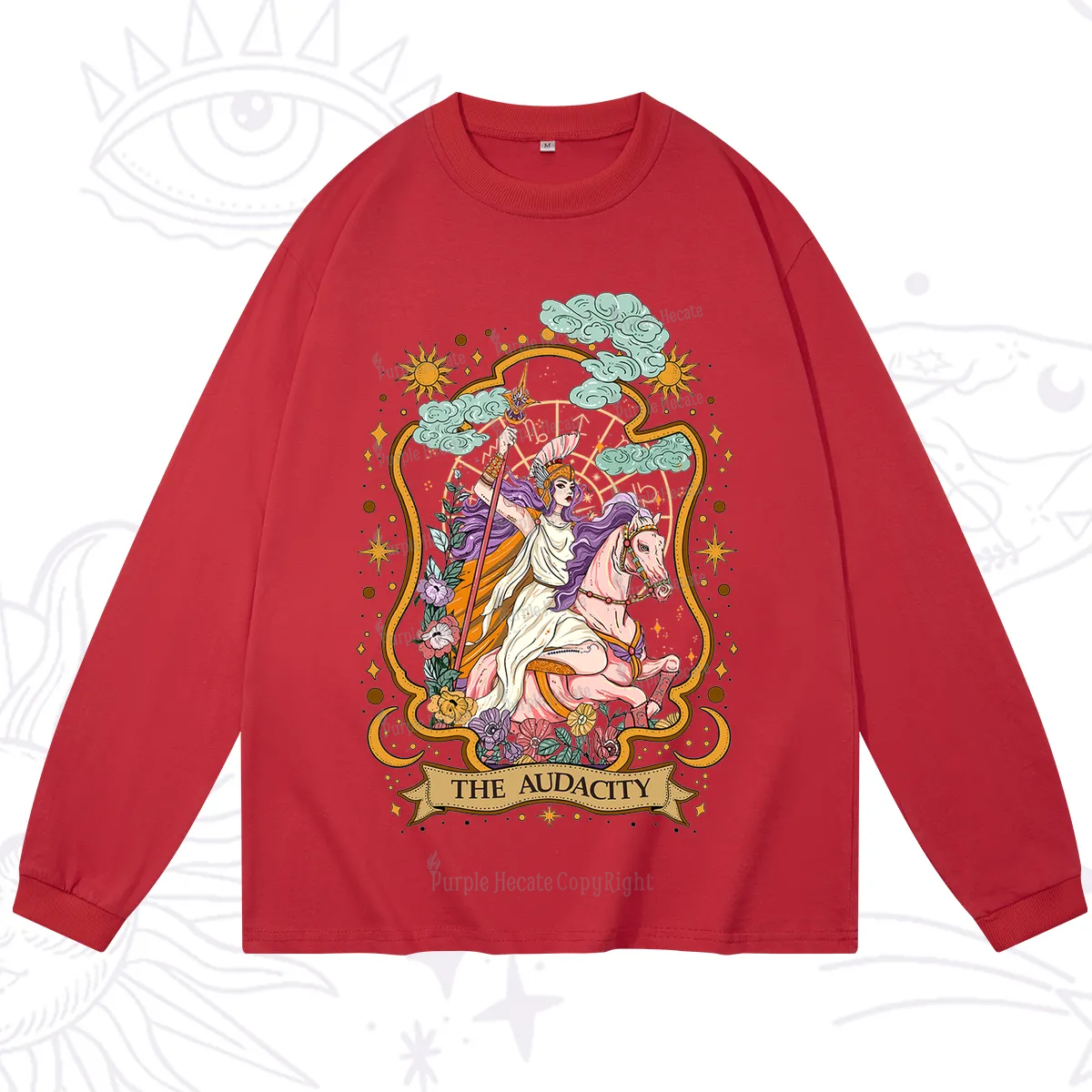 Purplehecate The Audacity Goddess Long Sleeve T-Shirt