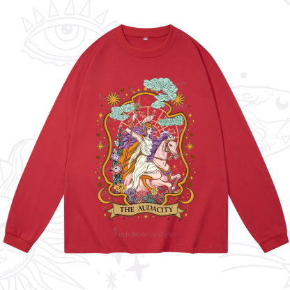 Purplehecate The Audacity Goddess Long Sleeve T-Shirt