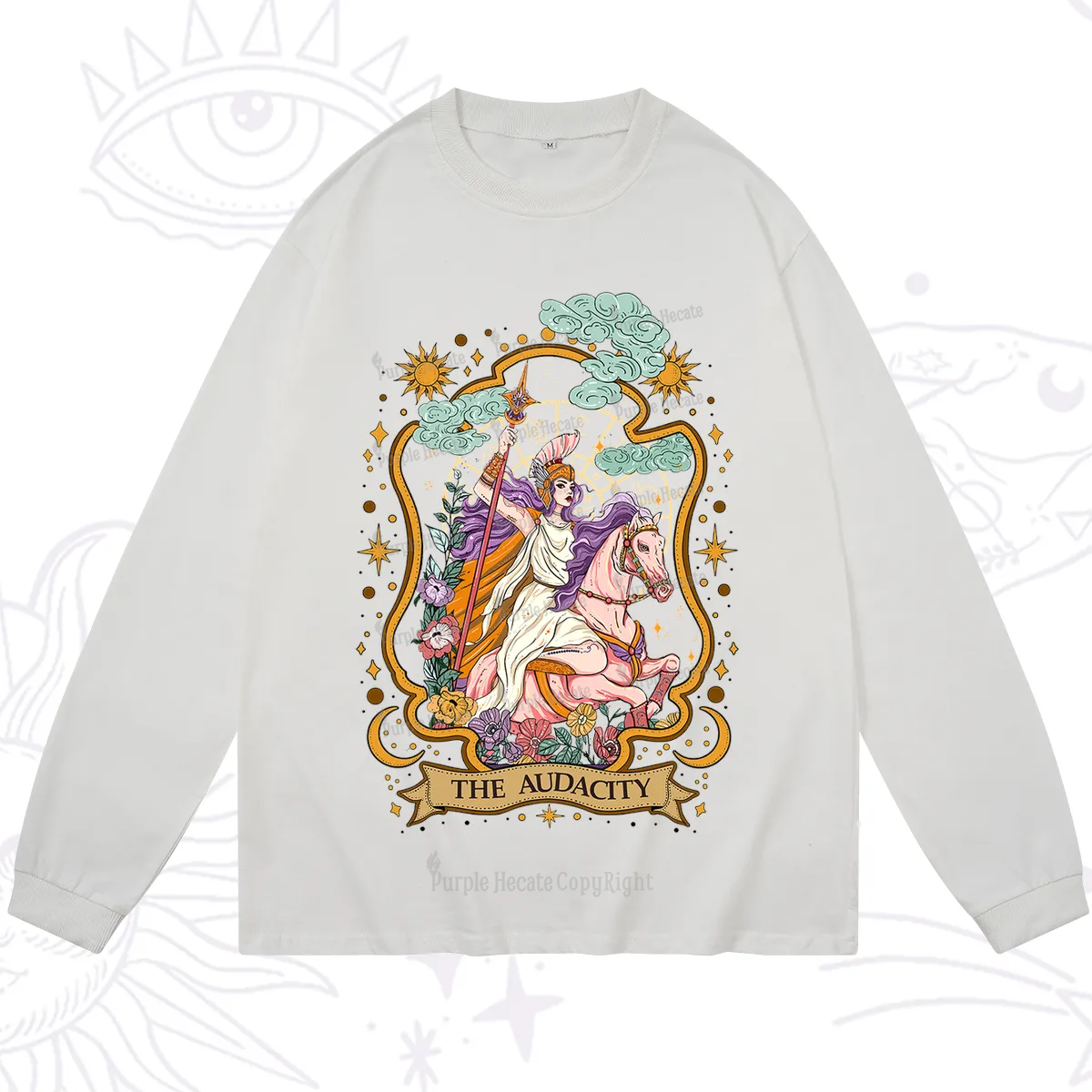 Purplehecate The Audacity Goddess Long Sleeve T-Shirt