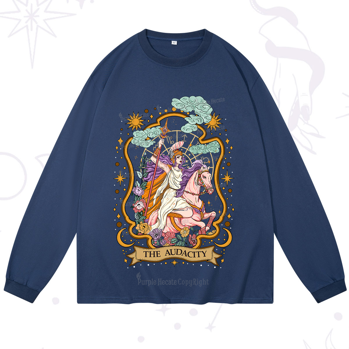 Purplehecate The Audacity Goddess Long Sleeve T-Shirt