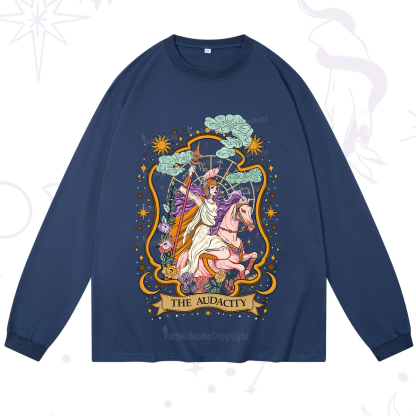 Purplehecate The Audacity Goddess Long Sleeve T-Shirt
