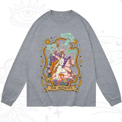 Purplehecate The Audacity Goddess Long Sleeve T-Shirt