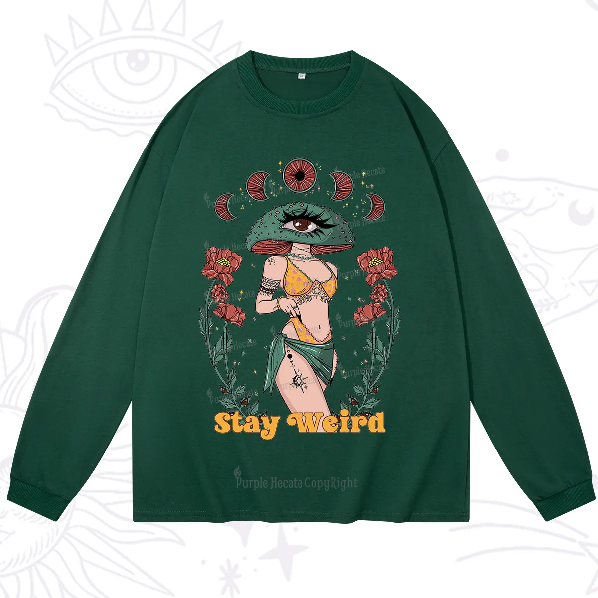 Purplehecate Stay Weird Long Sleeve T-Shirt