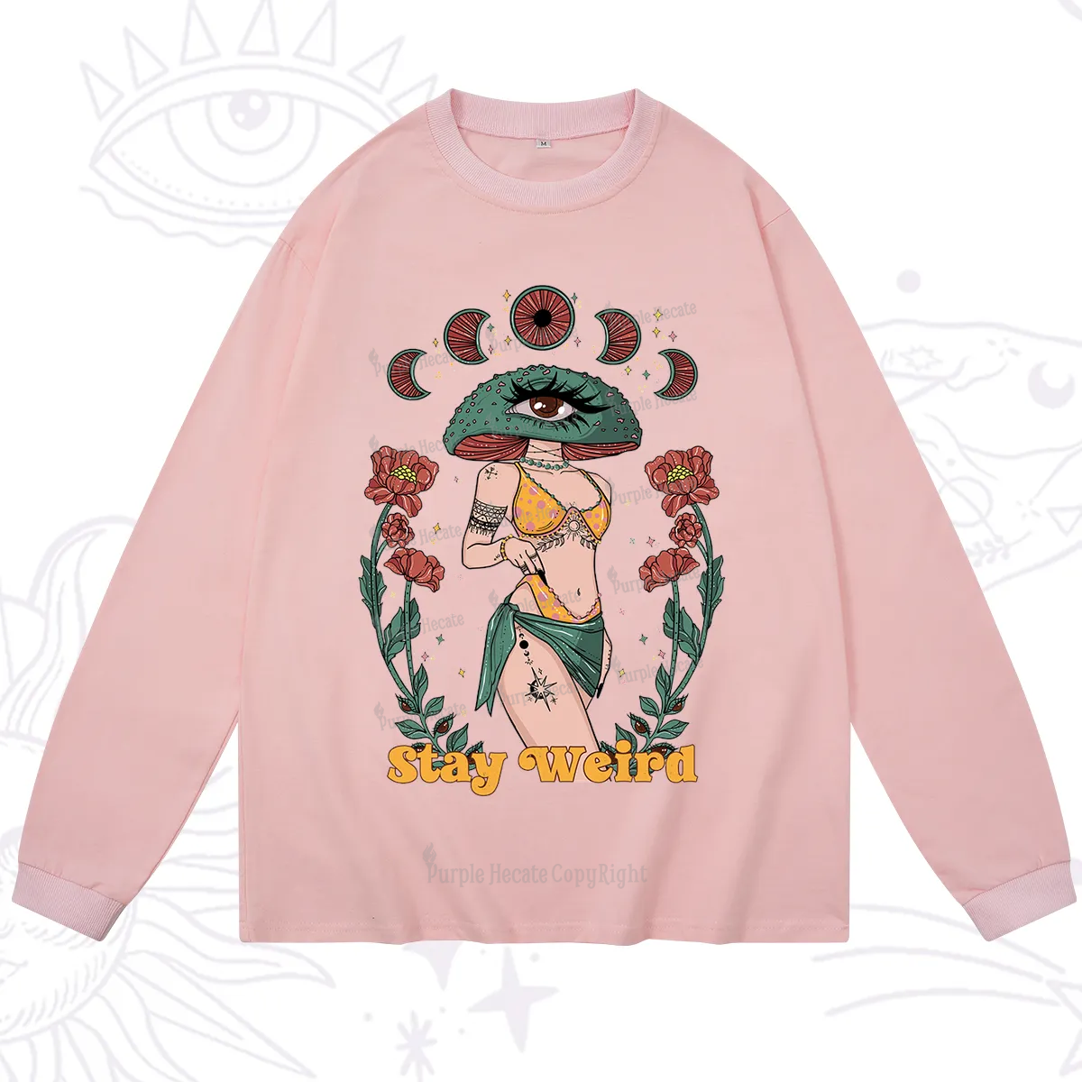 Purplehecate Stay Weird Long Sleeve T-Shirt