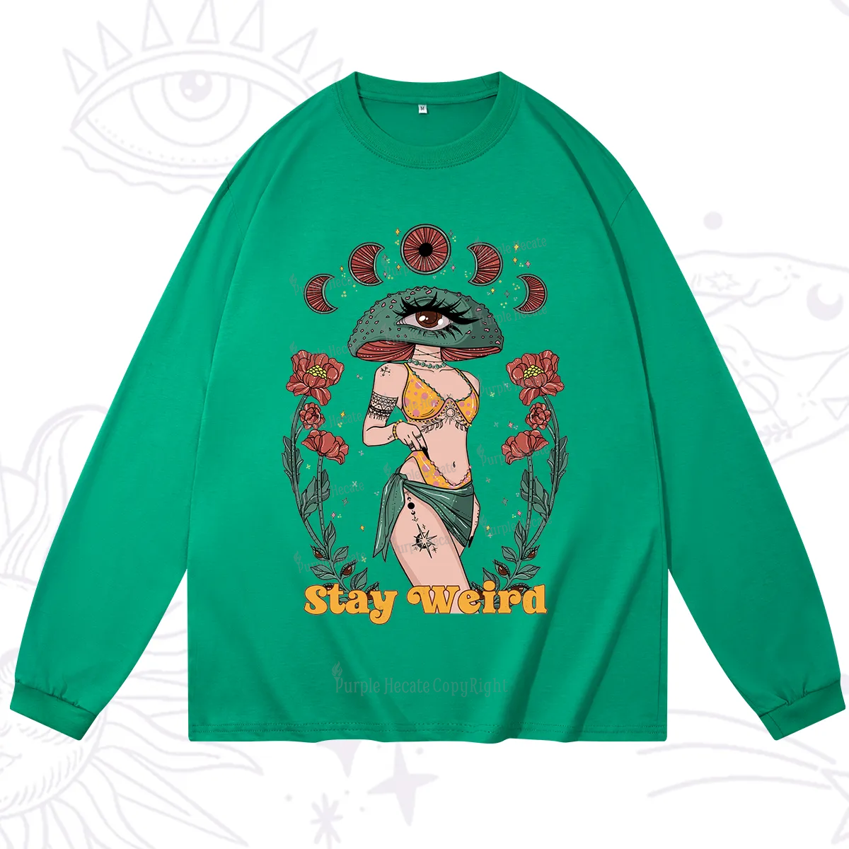 Purplehecate Stay Weird Long Sleeve T-Shirt