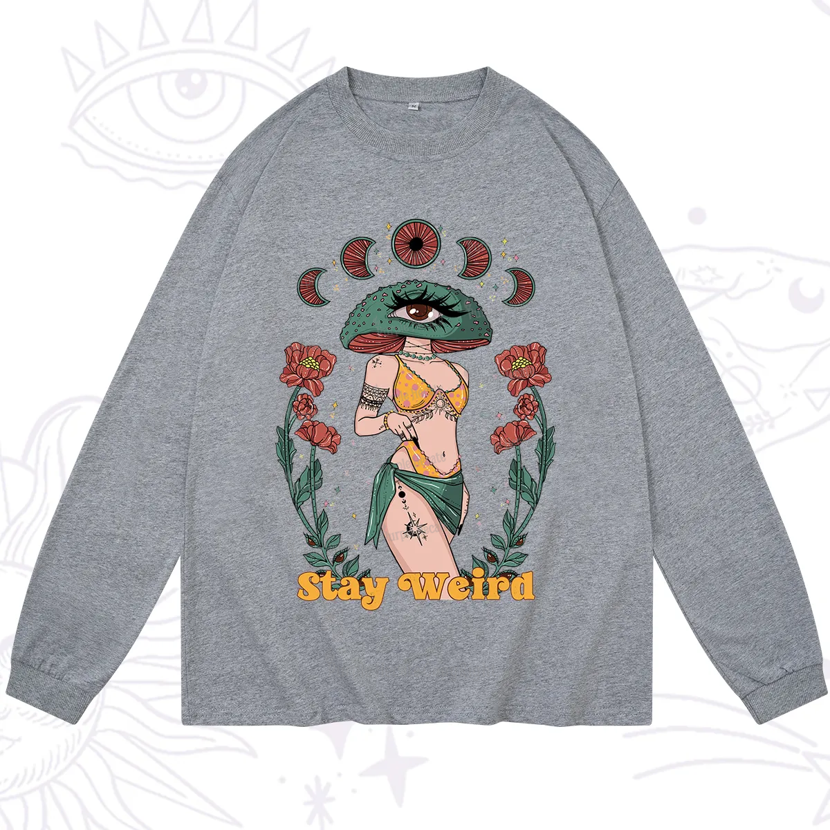 Purplehecate Stay Weird Long Sleeve T-Shirt