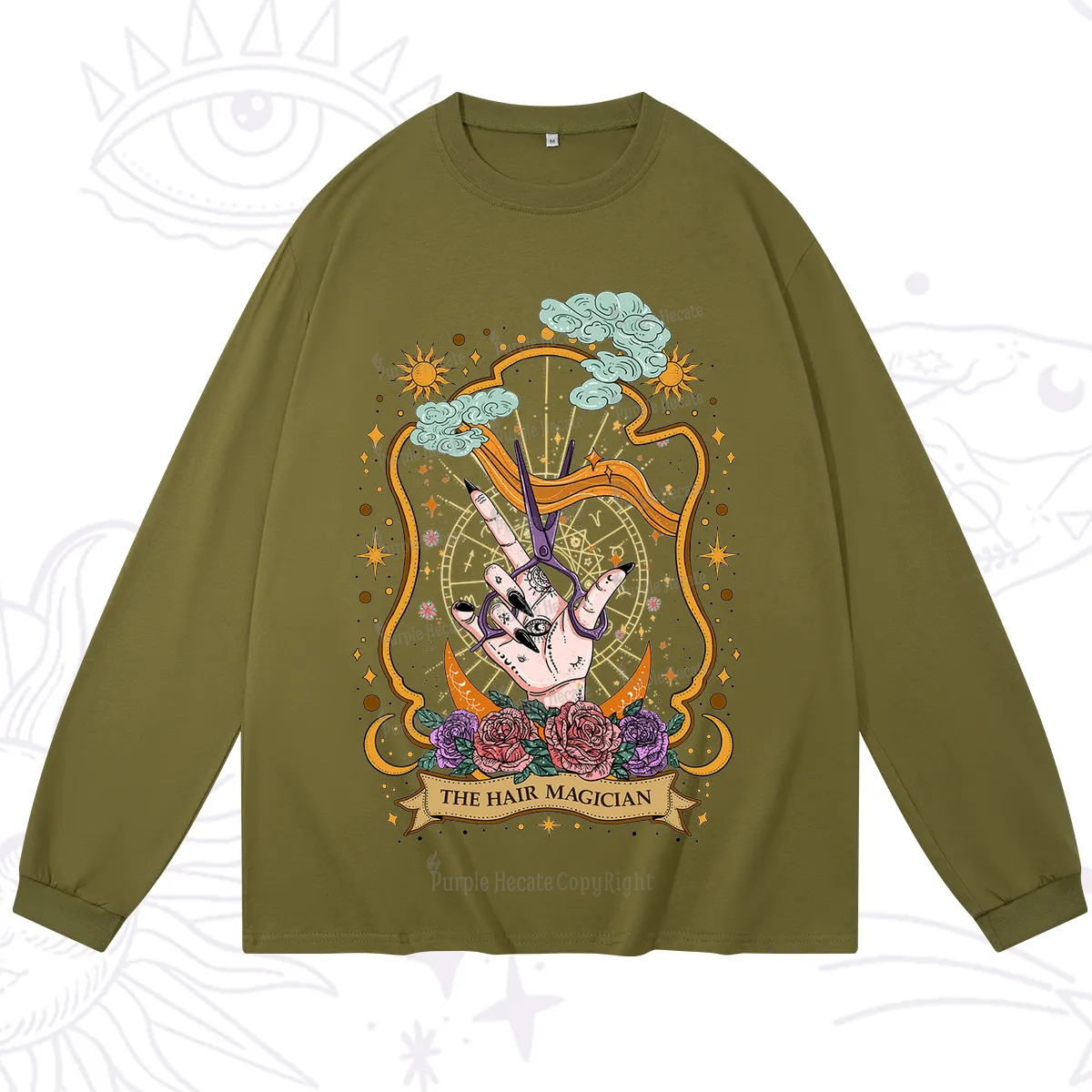 Purplehecate The Hair Magician Long Sleeve T-Shirt