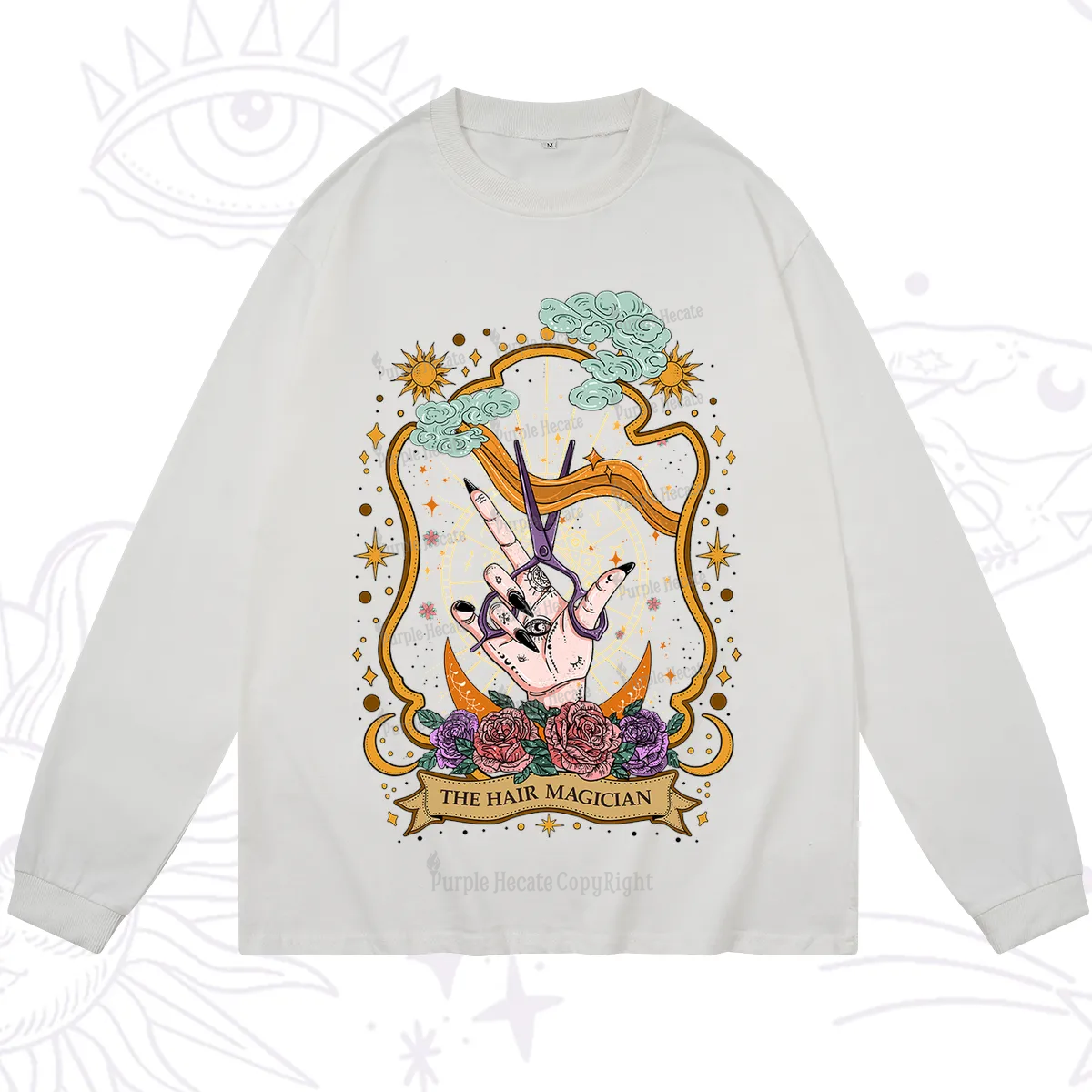 Purplehecate The Hair Magician Long Sleeve T-Shirt