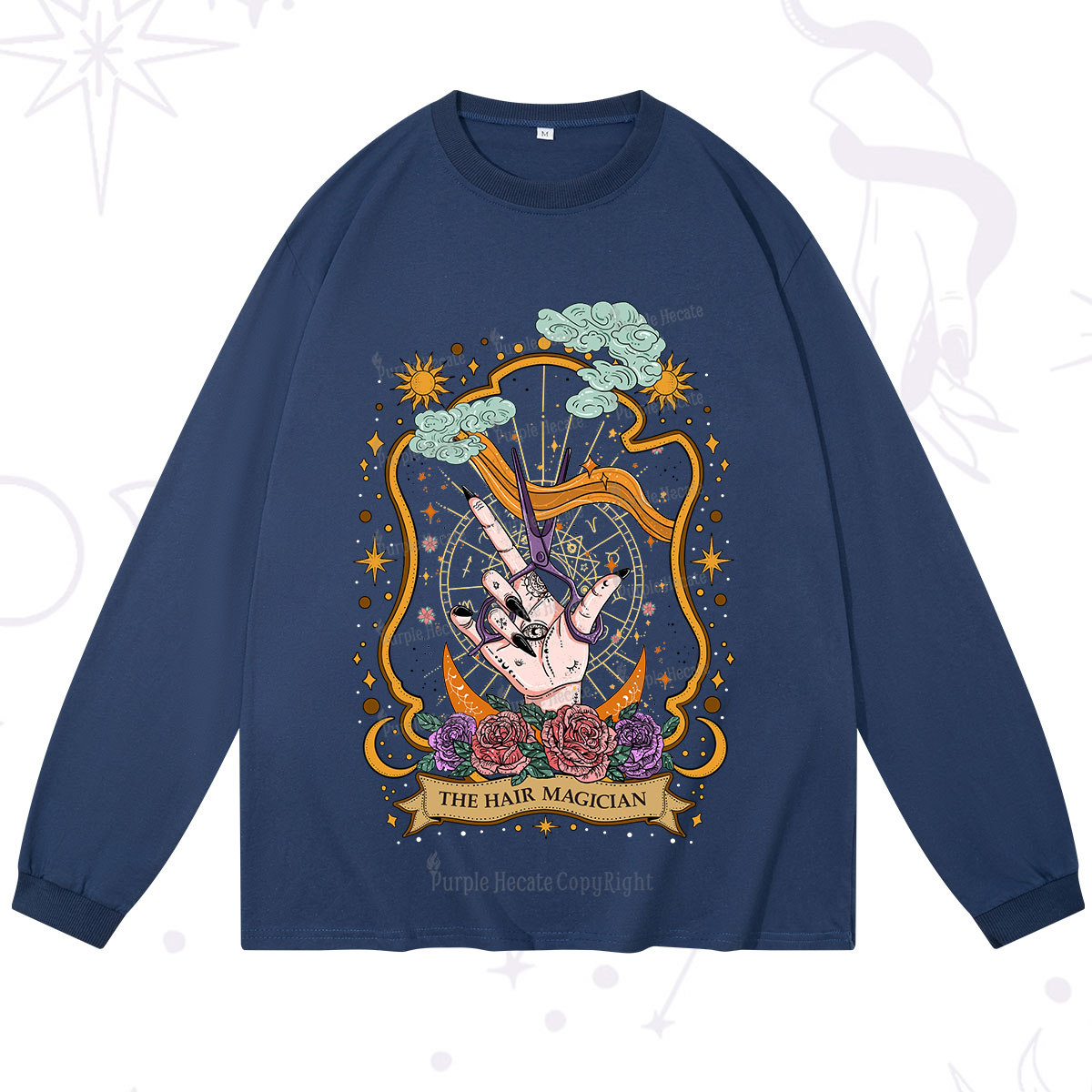 Purplehecate The Hair Magician Long Sleeve T-Shirt