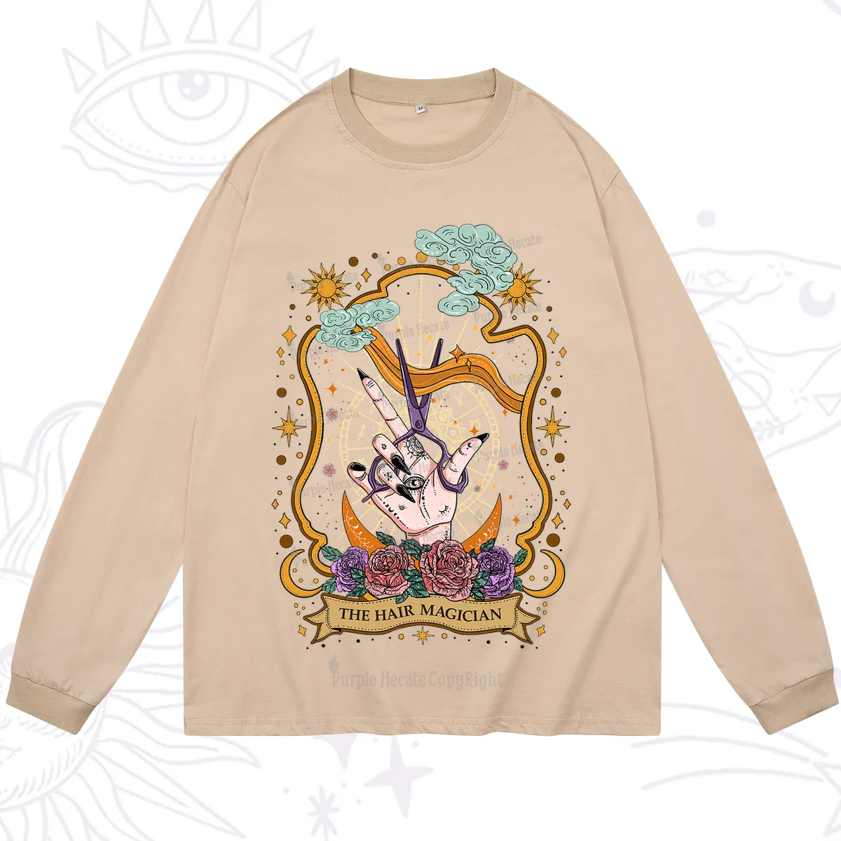Purplehecate The Hair Magician Long Sleeve T-Shirt