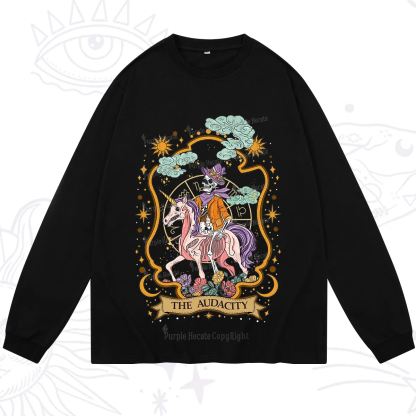 Purplehecate The Audacity Skeleton Long Sleeve T-Shirt