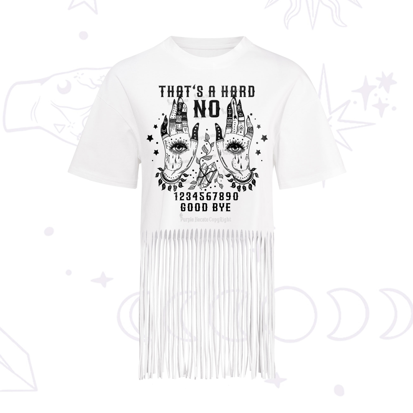 Purplehecate That's A Haro No Fringe Hem T-Shirt