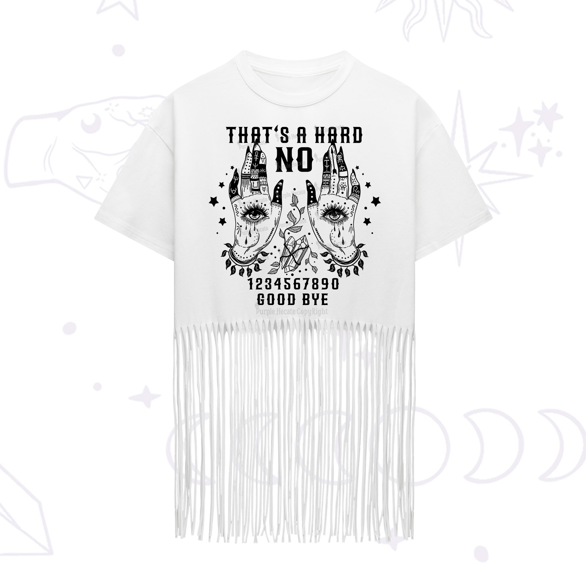 Purplehecate That's A Haro No Fringe Hem T-Shirt