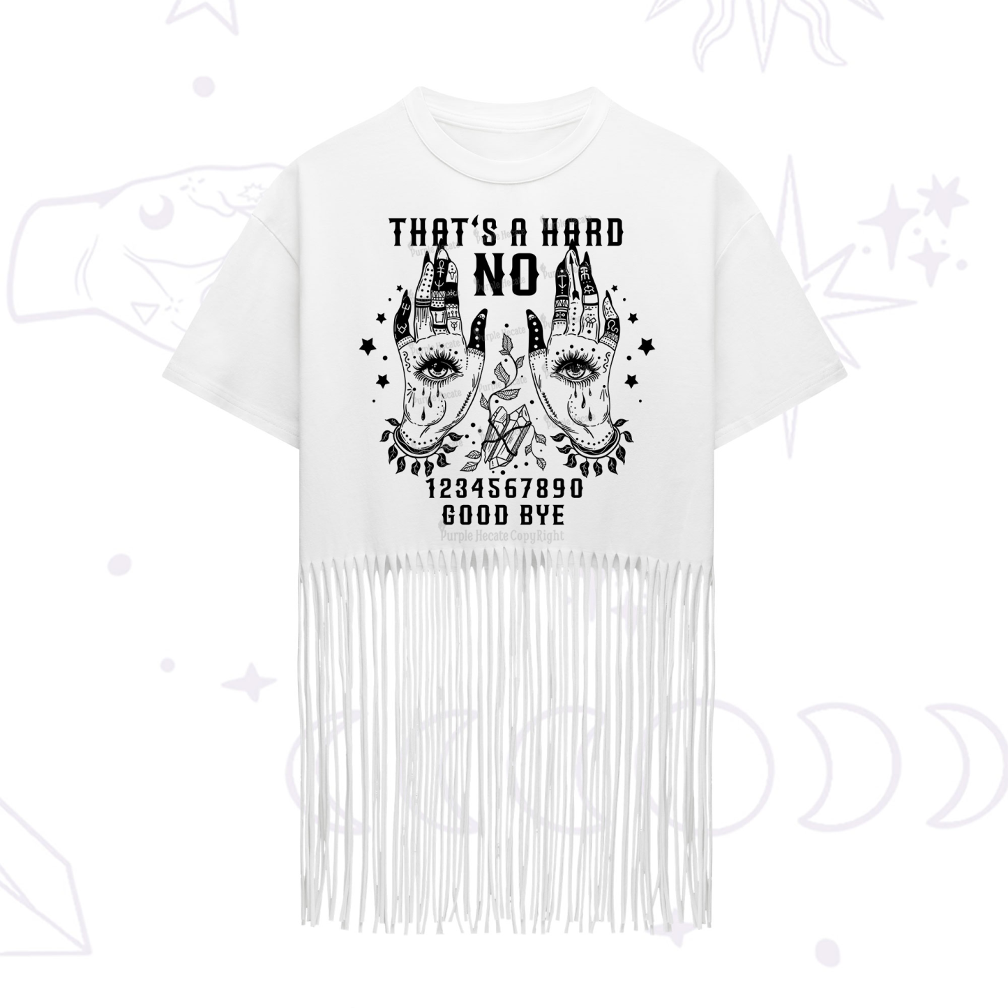 Purplehecate That's A Haro No Fringe Hem T-Shirt