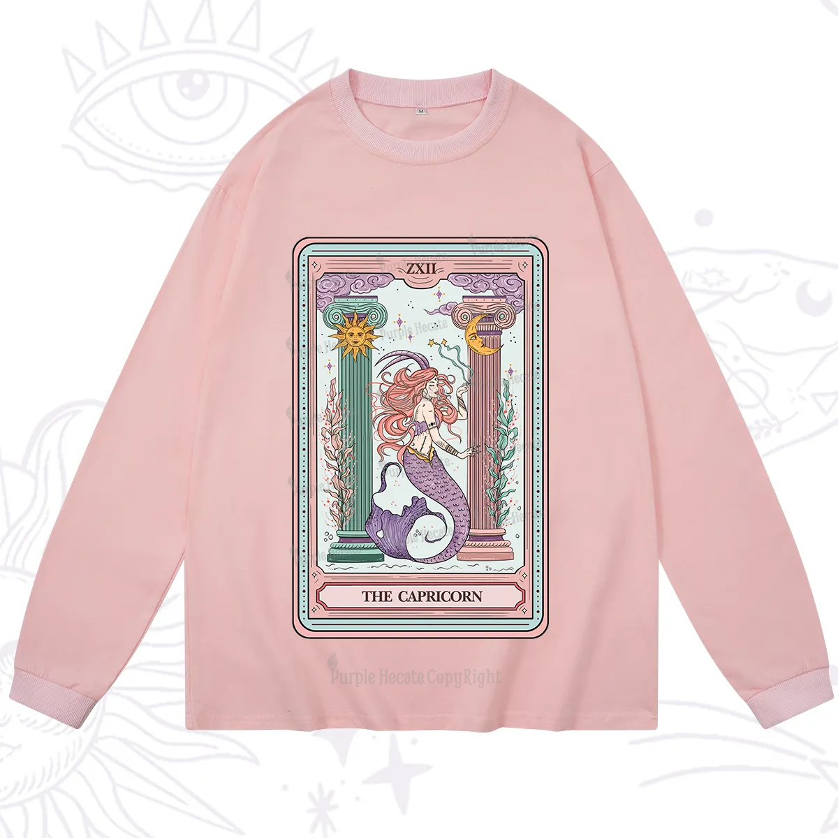 Purplehecate The Capricorn Goddess Tarot Long Sleeve T-Shirt