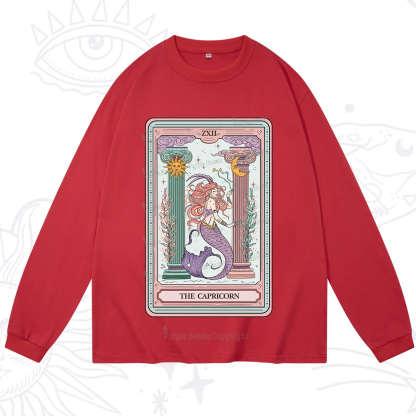 Purplehecate The Capricorn Goddess Tarot Long Sleeve T-Shirt