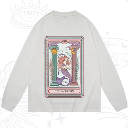 Purplehecate The Capricorn Goddess Tarot Long Sleeve T-Shirt