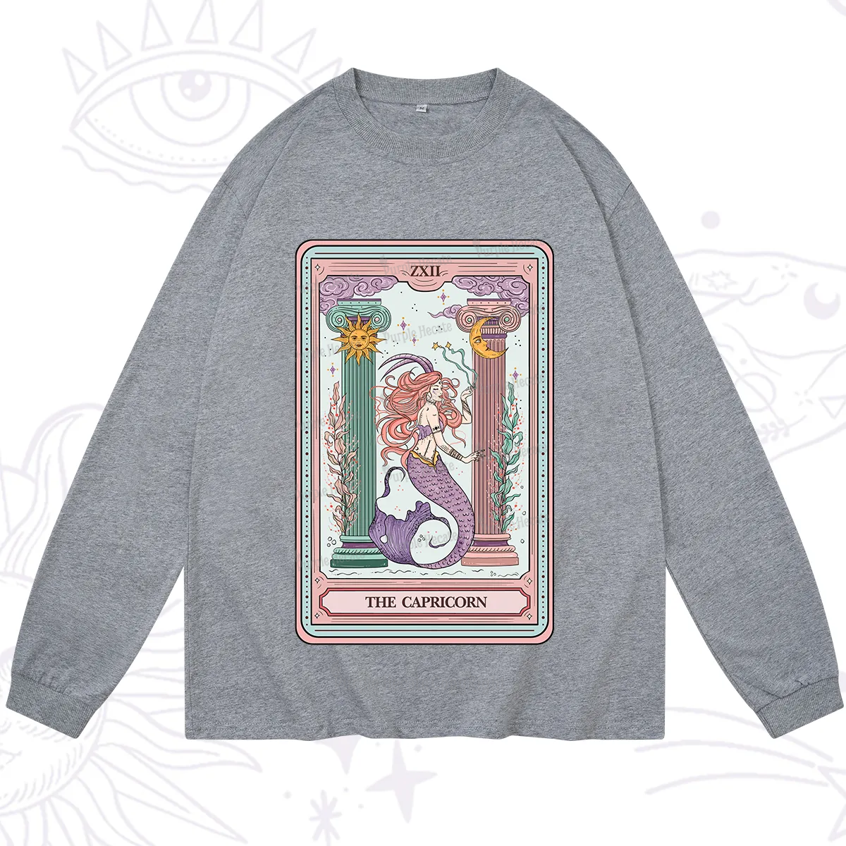 Purplehecate The Capricorn Goddess Tarot Long Sleeve T-Shirt