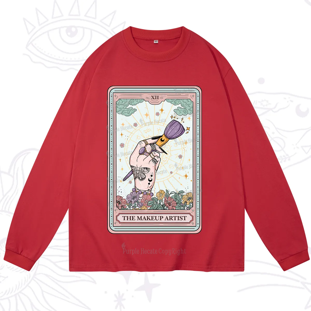Purplehecate The Makeup Artist Tarot Long Sleeve T-Shirt