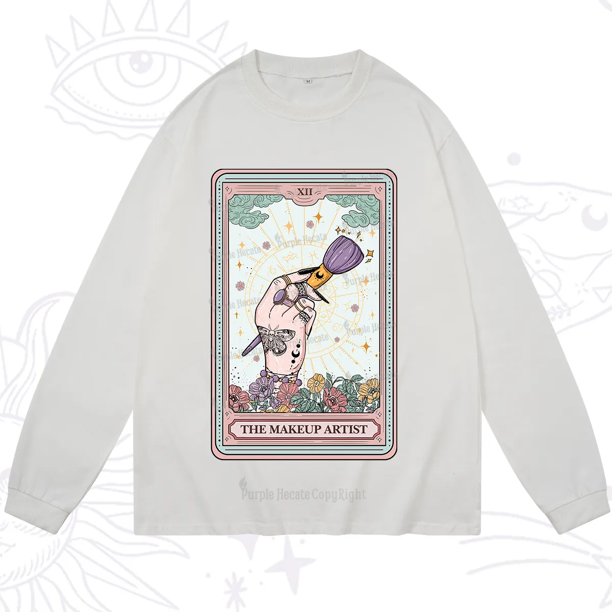 Purplehecate The Makeup Artist Tarot Long Sleeve T-Shirt