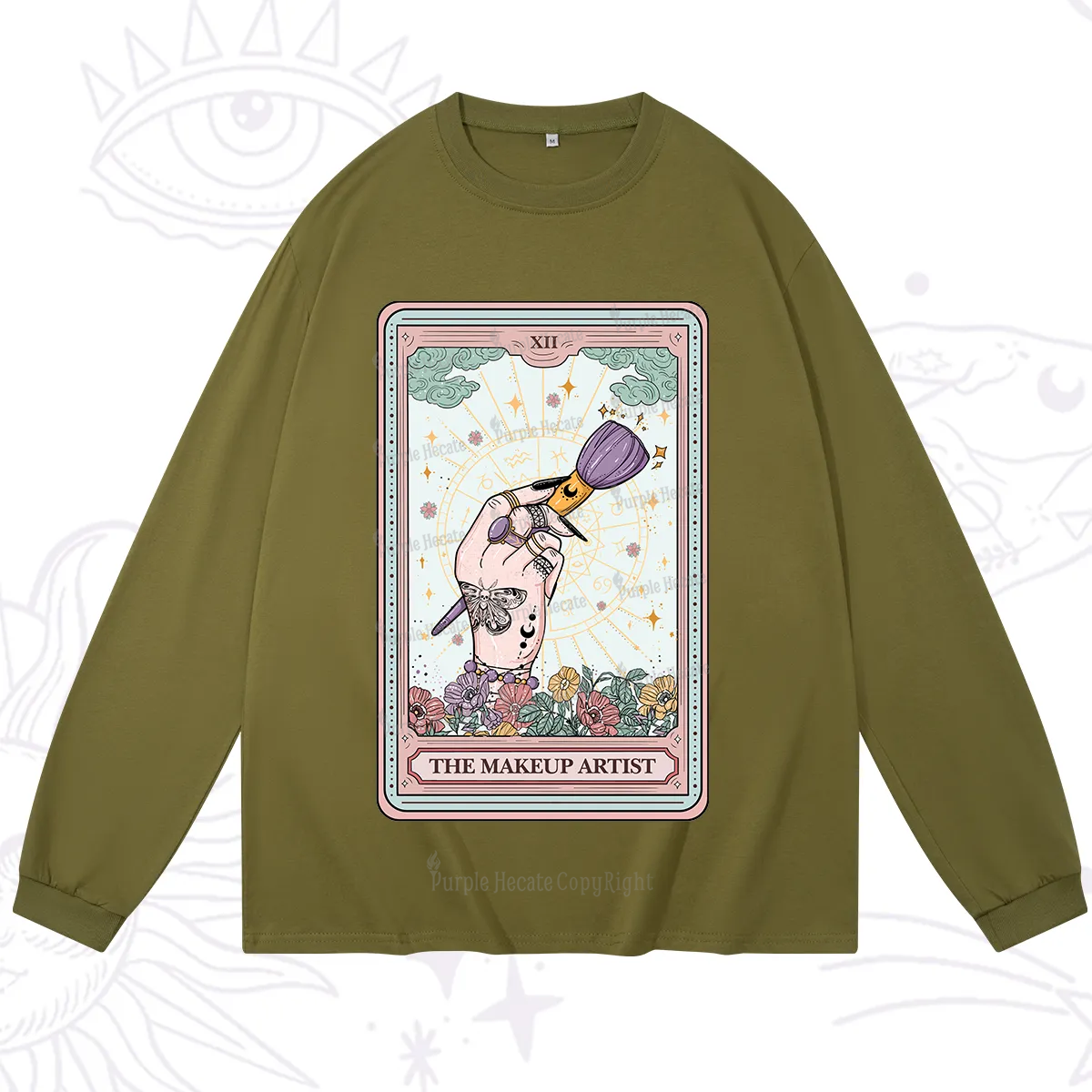 Purplehecate The Makeup Artist Tarot Long Sleeve T-Shirt