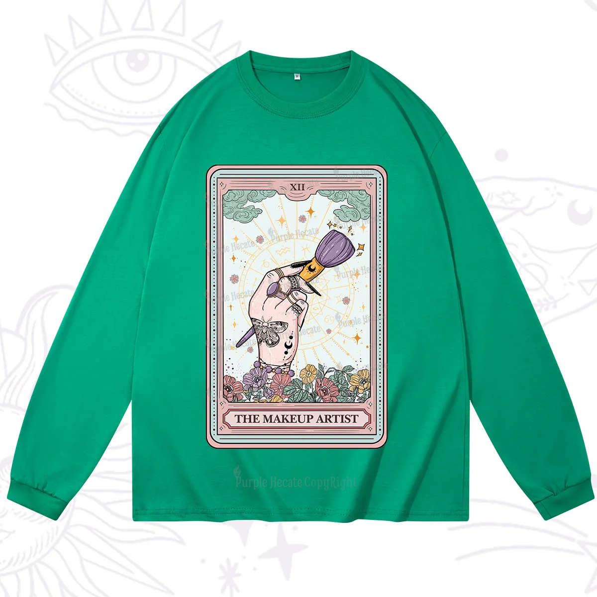 Purplehecate The Makeup Artist Tarot Long Sleeve T-Shirt