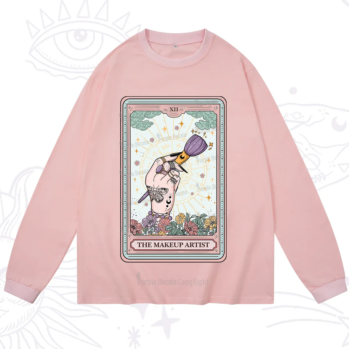 Purplehecate The Makeup Artist Tarot Long Sleeve T-Shirt
