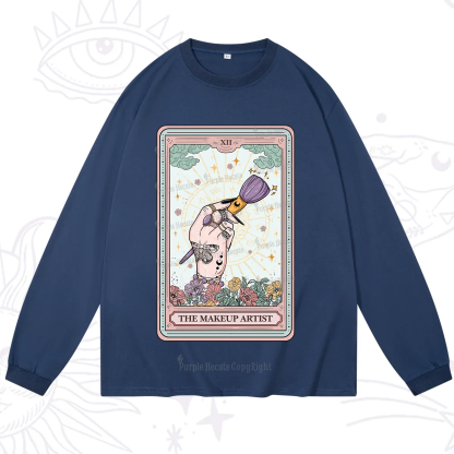 Purplehecate The Makeup Artist Tarot Long Sleeve T-Shirt