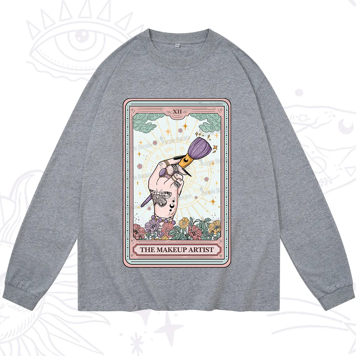 Purplehecate The Makeup Artist Tarot Long Sleeve T-Shirt