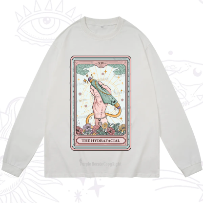 Purplehecate The Hydrafacial Tarot Long Sleeve T-Shirt