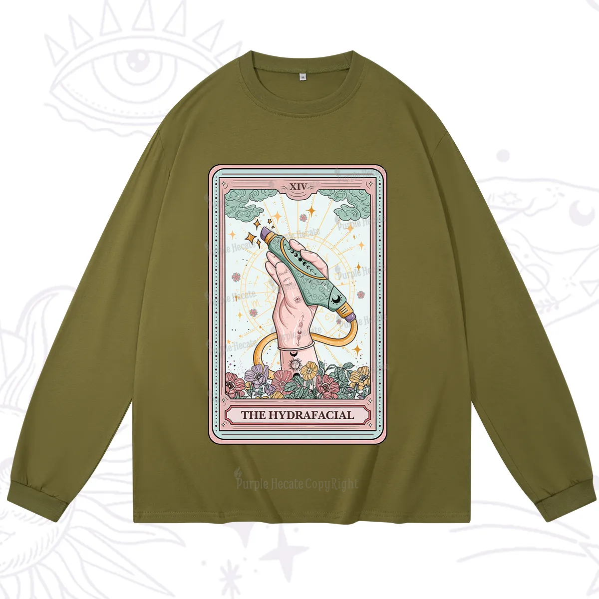 Purplehecate The Hydrafacial Tarot Long Sleeve T-Shirt