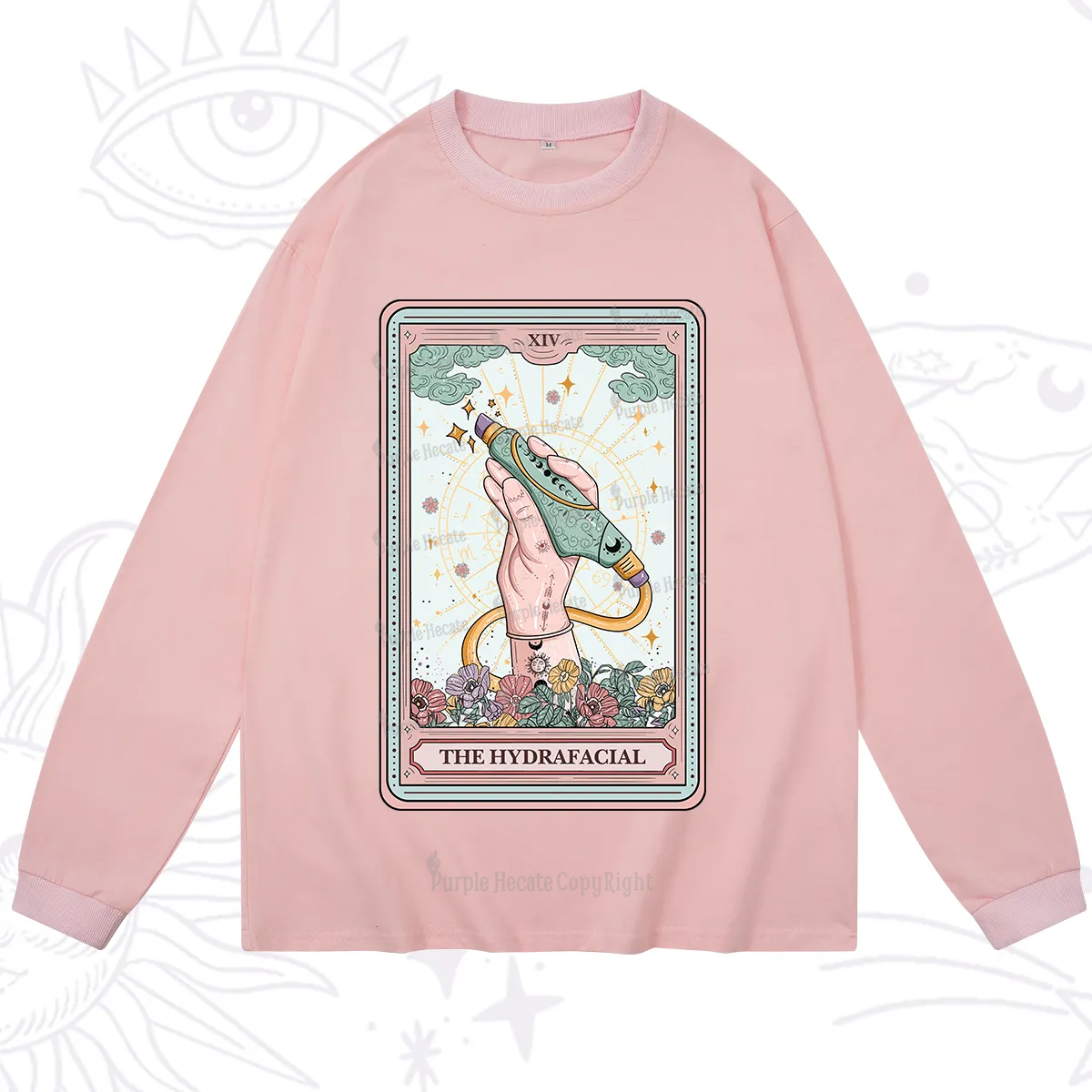 Purplehecate The Hydrafacial Tarot Long Sleeve T-Shirt