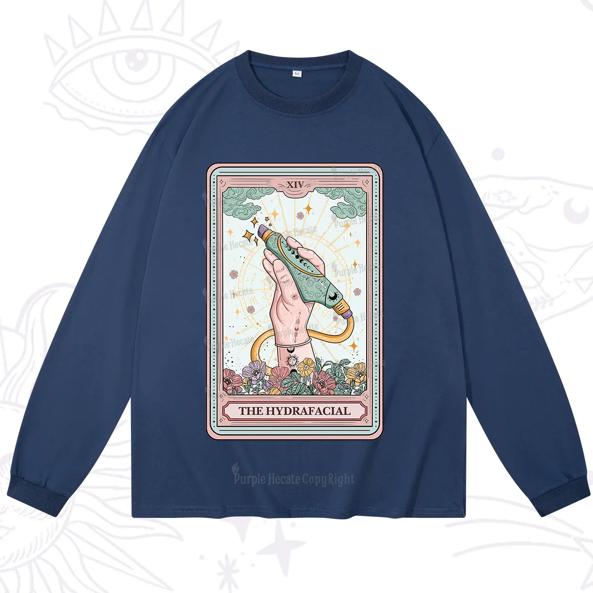 Purplehecate The Hydrafacial Tarot Long Sleeve T-Shirt