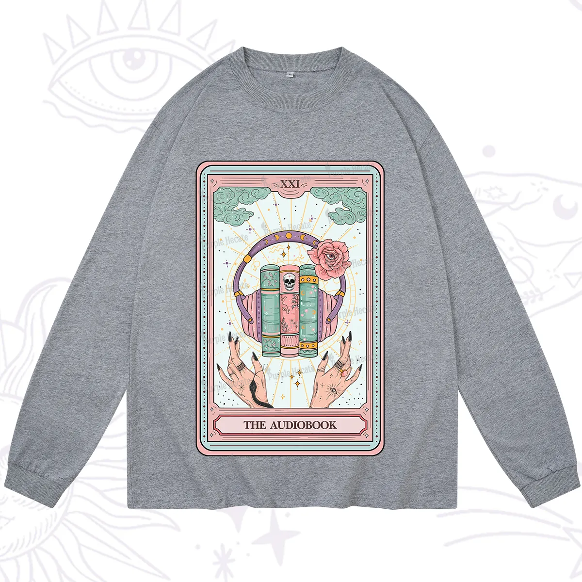 Purplehecate The Audiobook Tarot Long Sleeve T-Shirt