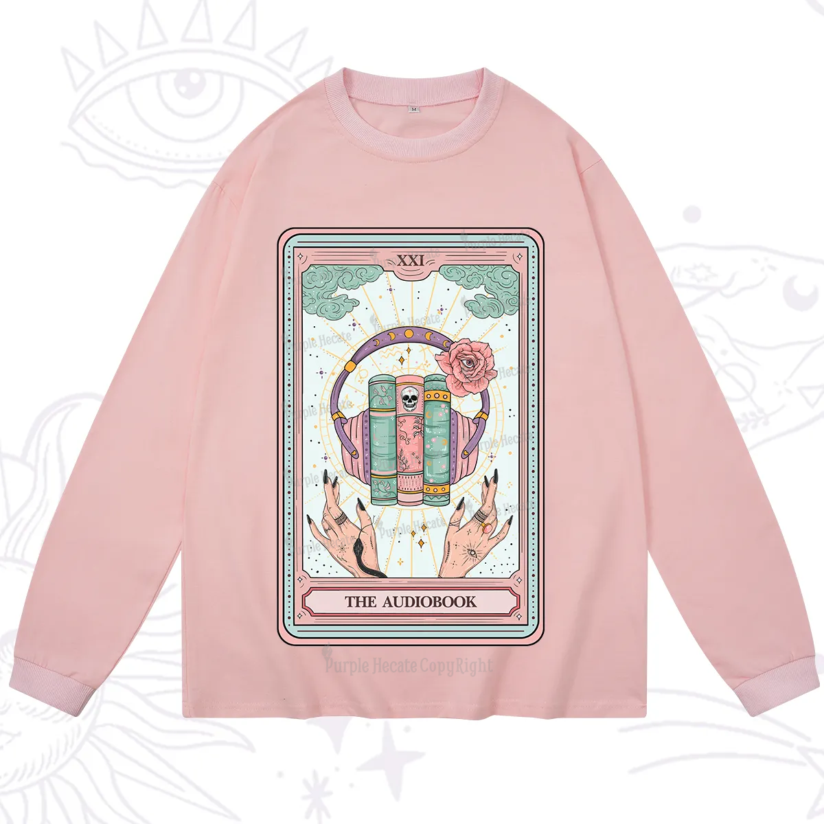 Purplehecate The Audiobook Tarot Long Sleeve T-Shirt
