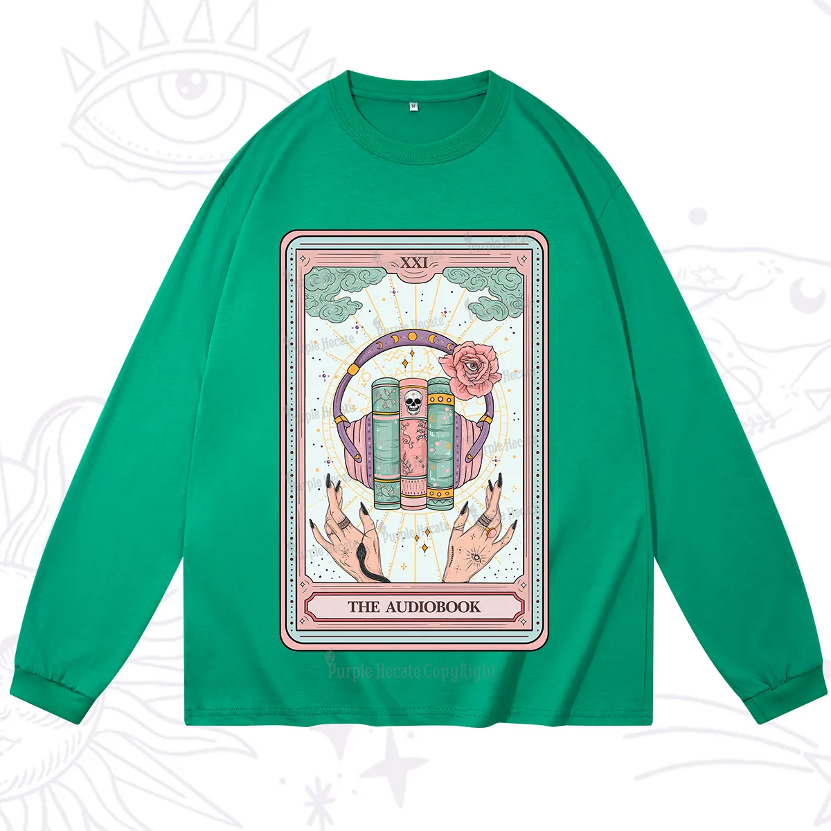 Purplehecate The Audiobook Tarot Long Sleeve T-Shirt
