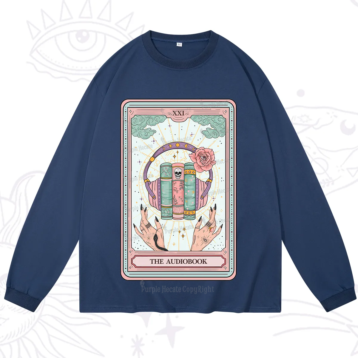 Purplehecate The Audiobook Tarot Long Sleeve T-Shirt