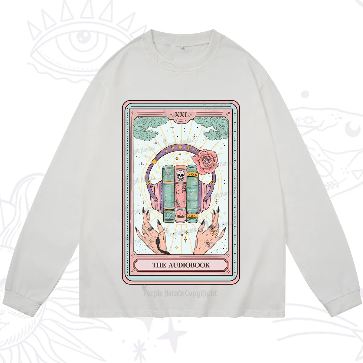 Purplehecate The Audiobook Tarot Long Sleeve T-Shirt