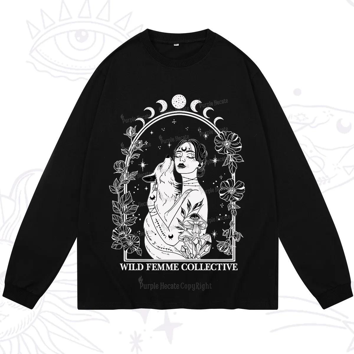 Purplehecate Wild Femme Collective Long Sleeve T-Shirt