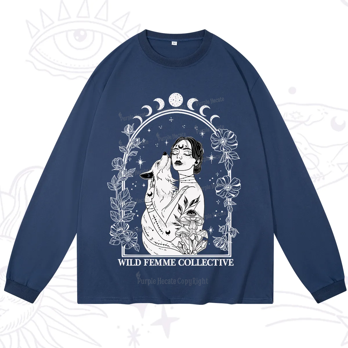 Purplehecate Wild Femme Collective Long Sleeve T-Shirt