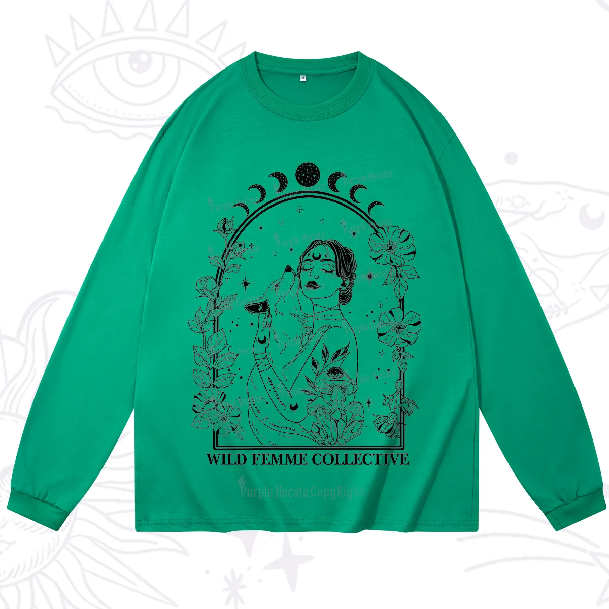 Purplehecate Wild Femme Collective Long Sleeve T-Shirt