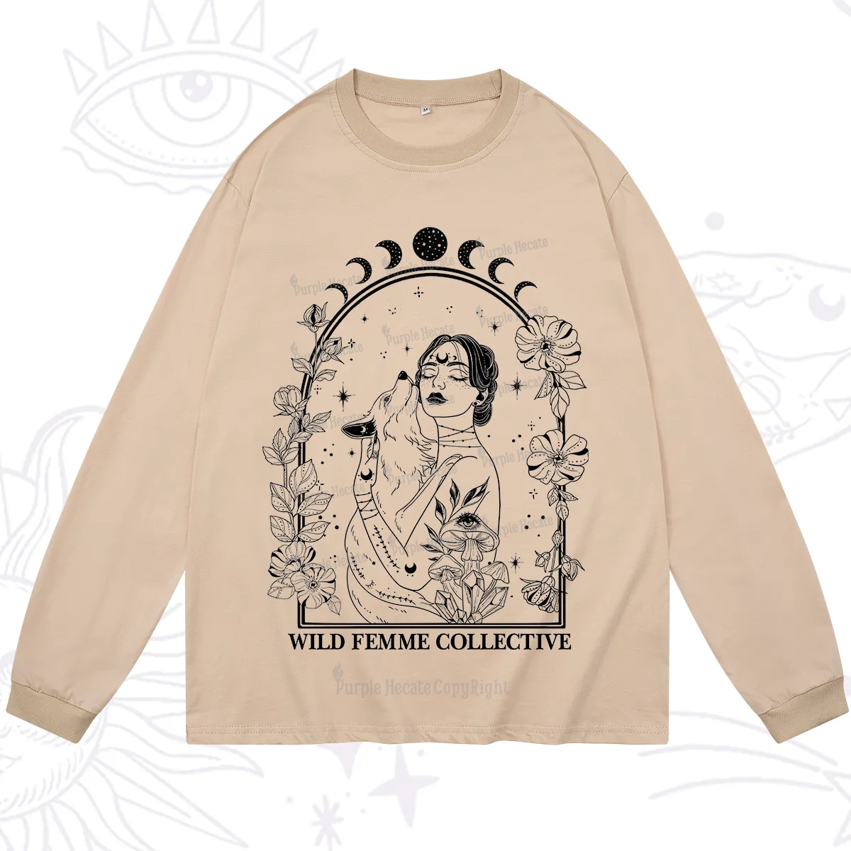 Purplehecate Wild Femme Collective Long Sleeve T-Shirt