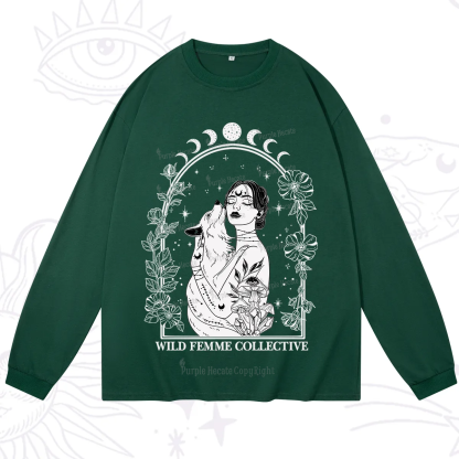Purplehecate Wild Femme Collective Long Sleeve T-Shirt