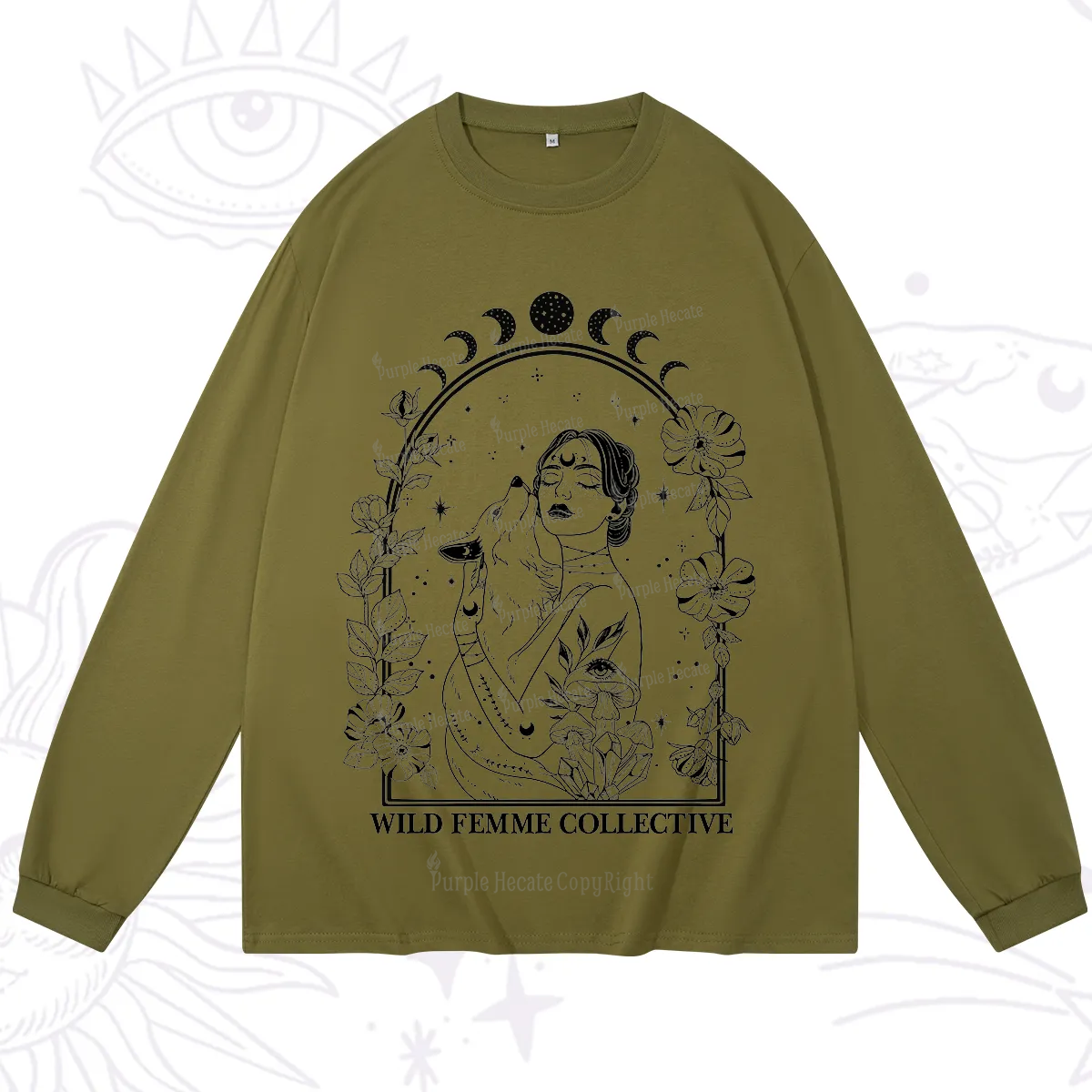 Purplehecate Wild Femme Collective Long Sleeve T-Shirt