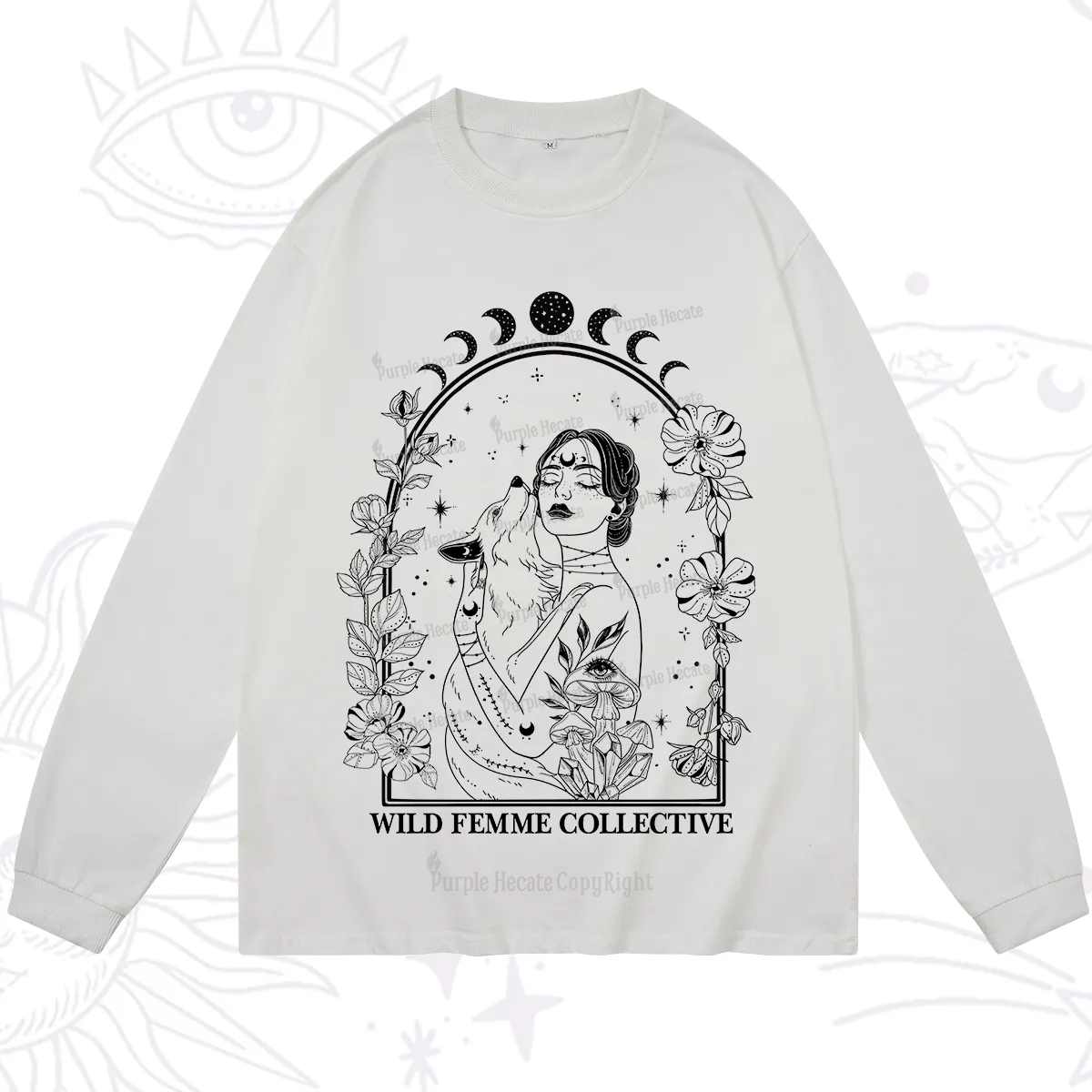 Purplehecate Wild Femme Collective Long Sleeve T-Shirt