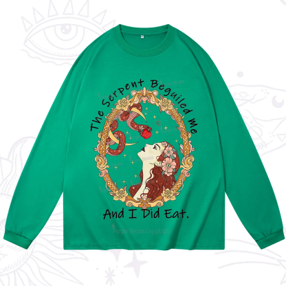 Purplehecate The Serpent Beguiled Me, And I Did Eat Long Sleeve T-Shirt