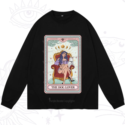 Purplehecate The Dog Lover Tarot Long Sleeve T-Shirt