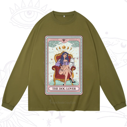 Purplehecate The Dog Lover Tarot Long Sleeve T-Shirt